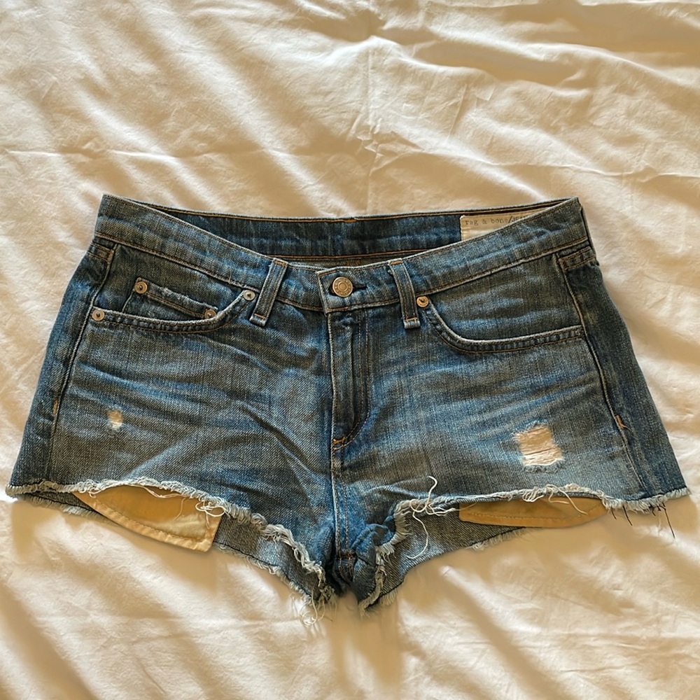 Rag & Bone cutoff denim shorts